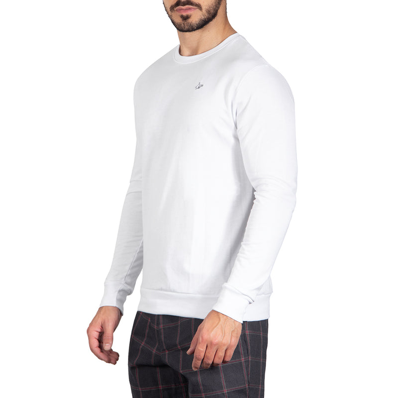 Sudadera Basica Blanca