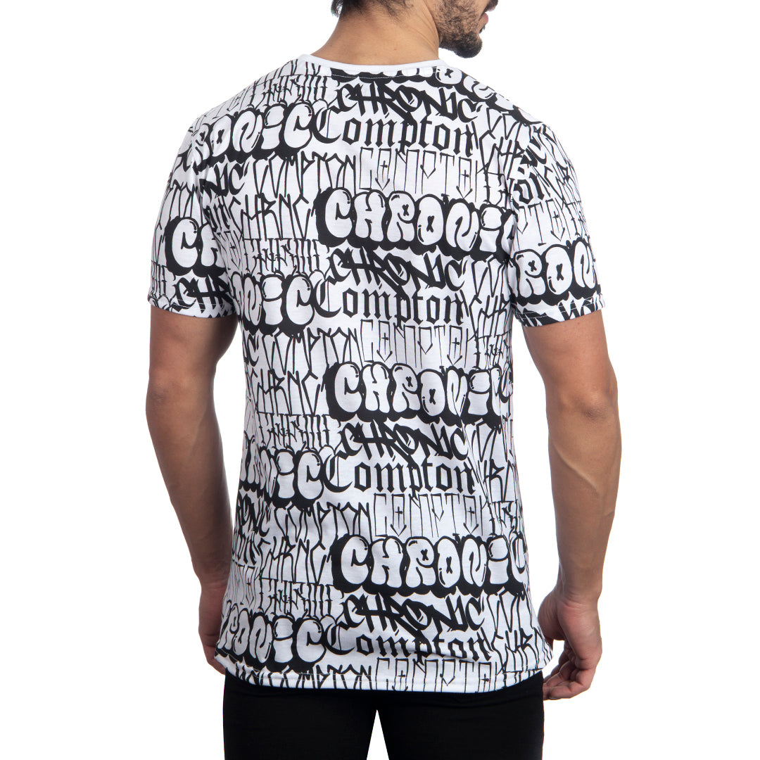 Playera Blanca Estampado Exchange Caf Exchange Cafe